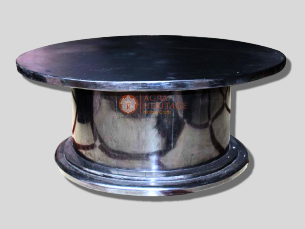 Black Marble Handmade Stand Base Decor