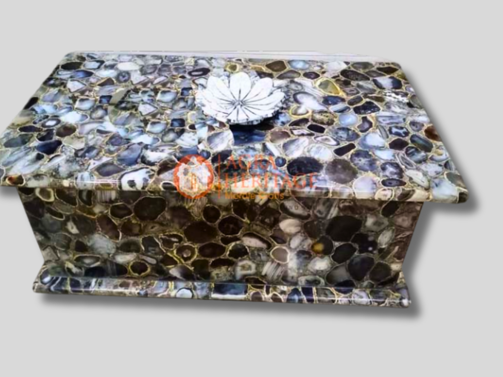 Buy Online Black Agate Living Room Table Top