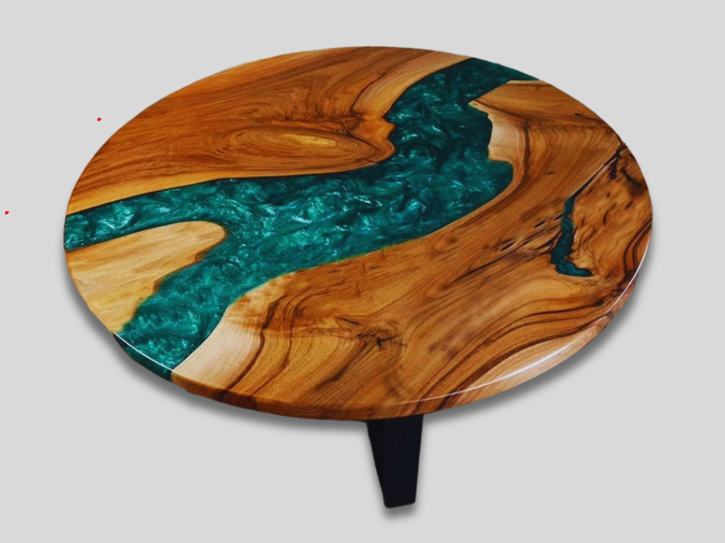 Epoxy Table, dining, sofa, center table top Live Edge Walnut Table ,Custom Order, Epoxy Resin River Table