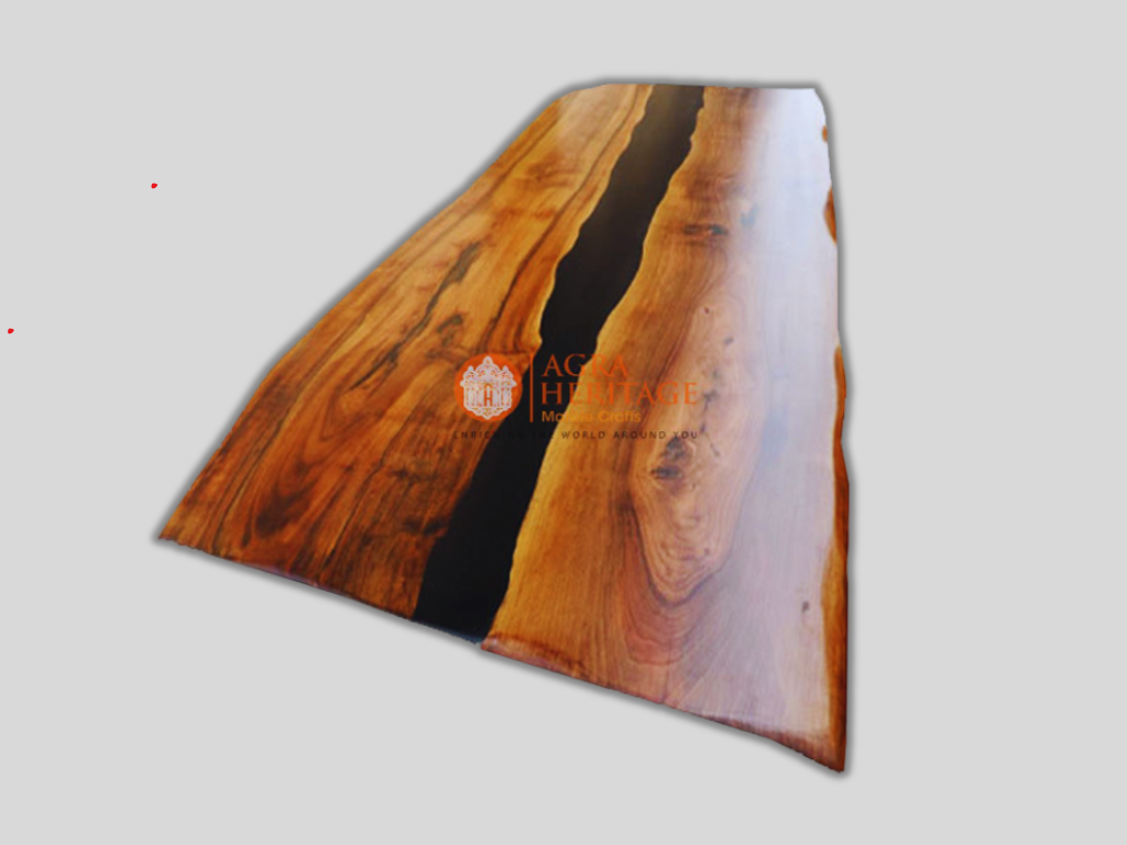 Epoxy Table, dining, sofa, center table top Live Edge Walnut Table ,Custom Order, Epoxy Resin River Table