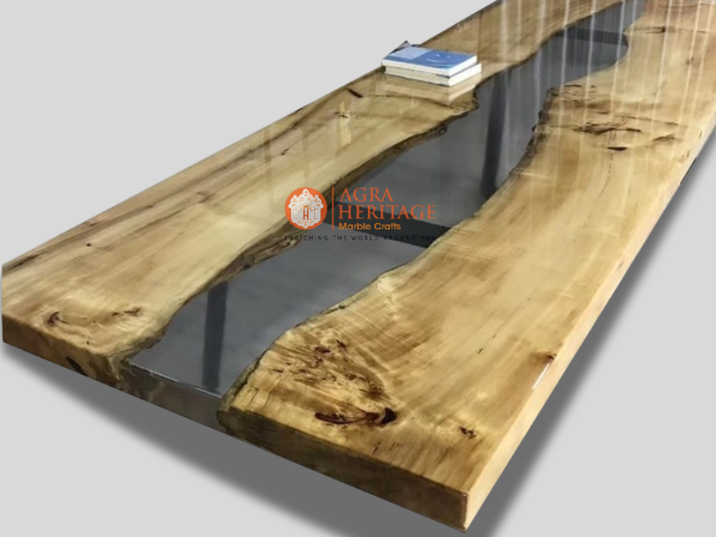 Epoxy Table, dining, sofa, center table top Live Edge Walnut Table ,Custom Order, Epoxy Resin River Table