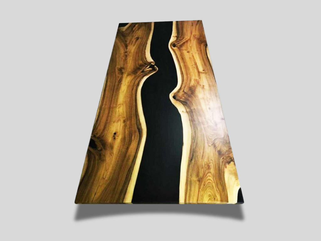 Epoxy Table, dining, sofa, center table top Live Edge Walnut Table ,Custom Order, Epoxy Resin River Table