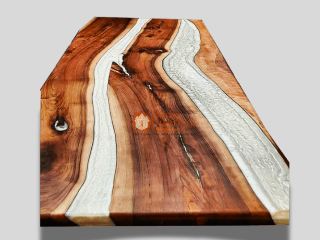 Epoxy Table, dining, sofa, center table top Live Edge Walnut Table ,Custom Order, Epoxy Resin River Table