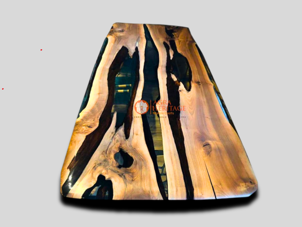 Epoxy Table, dining, sofa, center table top Live Edge Walnut Table ,Custom Order, Epoxy Resin River Table