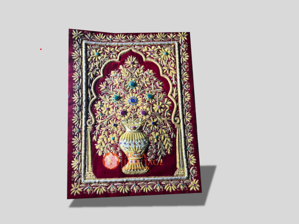 Indian Hand Embroidery Wall Jewel Kashmiri Hanging